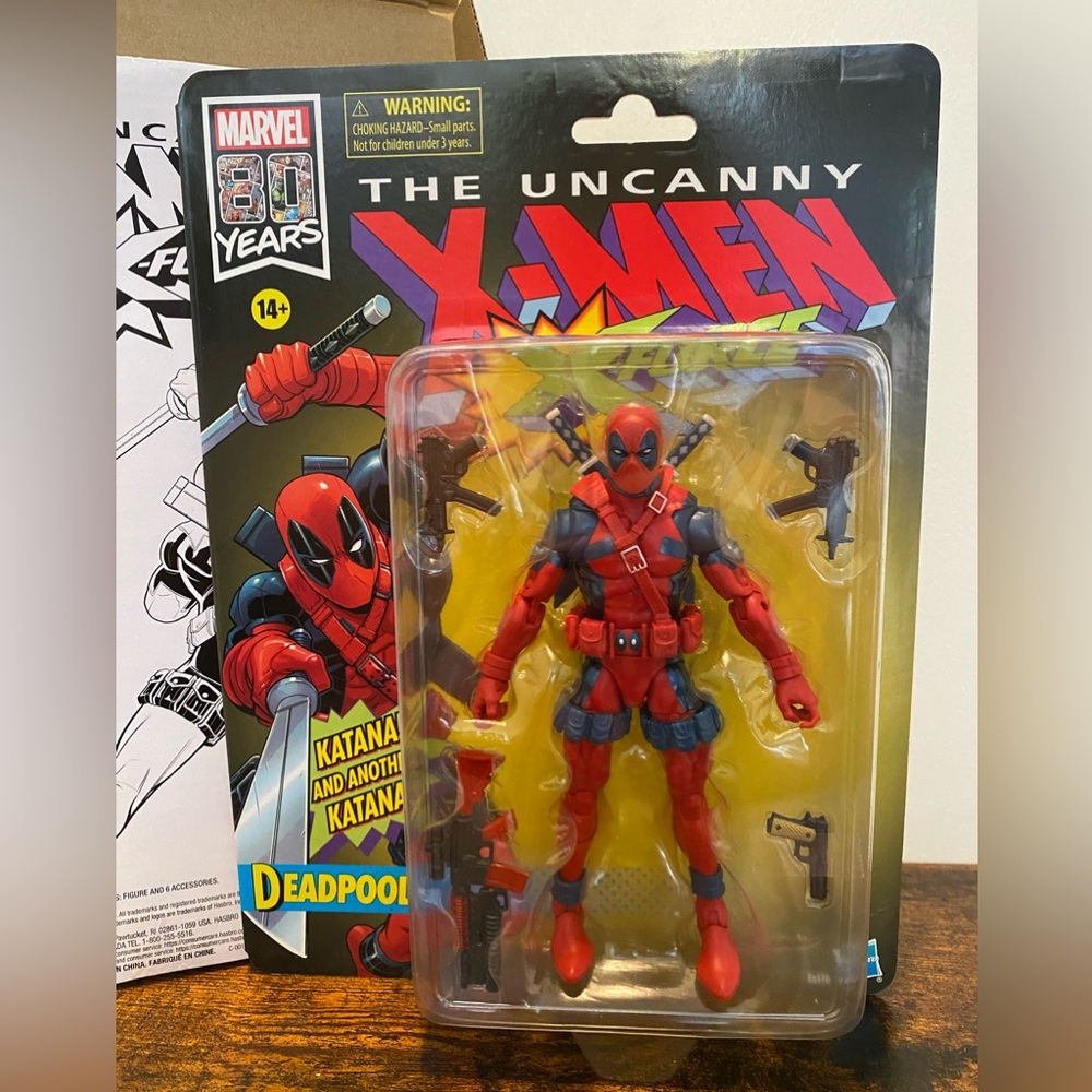 MARVEL LEGENDS RETRO DEADPOOL the Uncanny X-Men X-Force 80th Anniversary